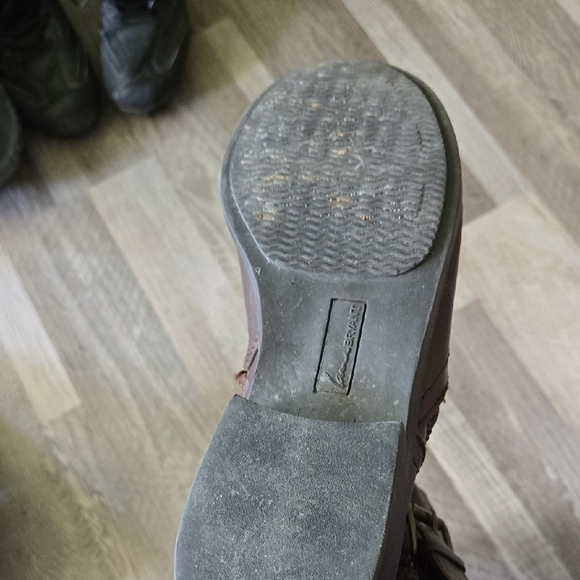 Brown Faux Leather Buckle Boots - Picture 2 of 3